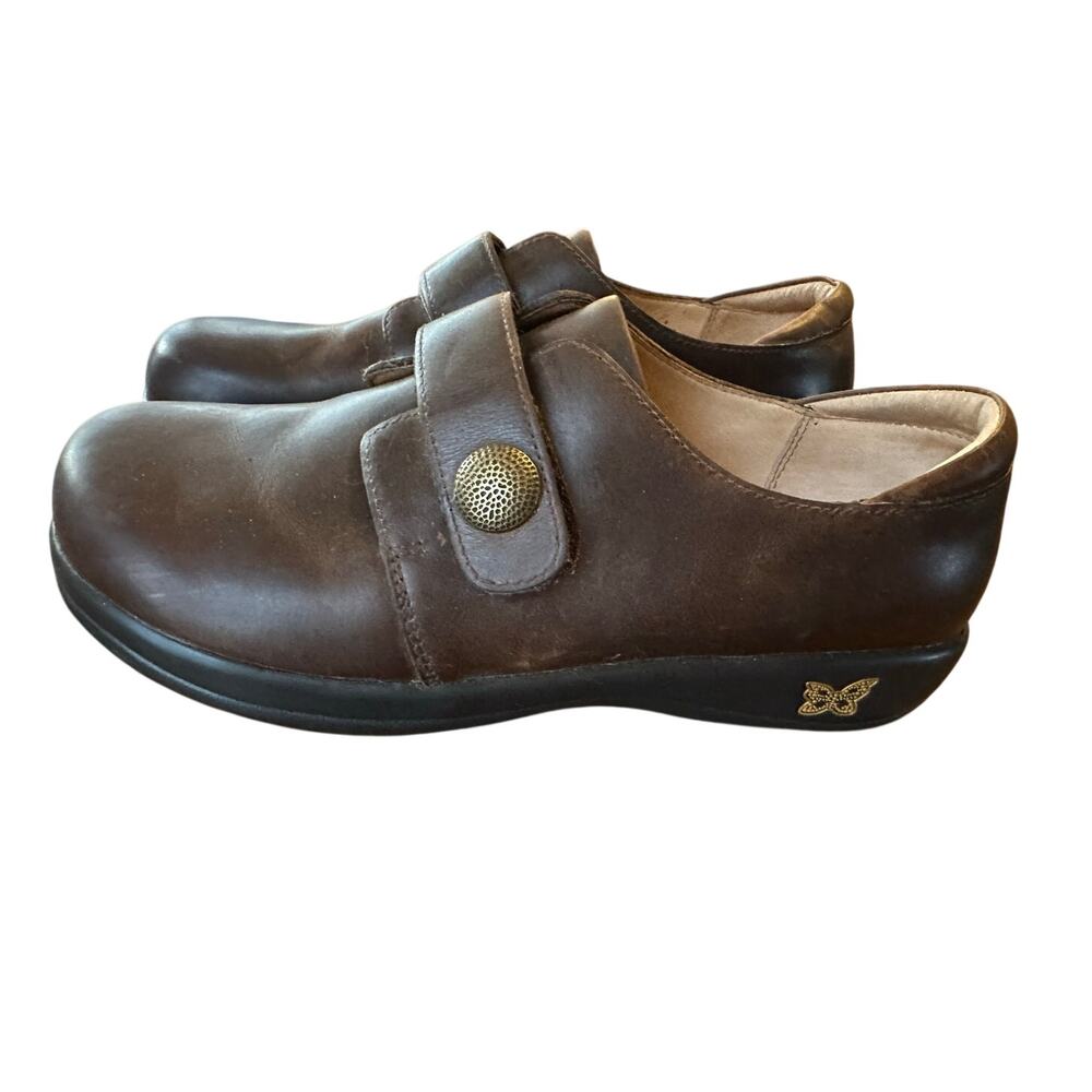 Alegria Womens Joleen Professional Leather Shoes Slip-On Oxfords 41 10.5 Nurse